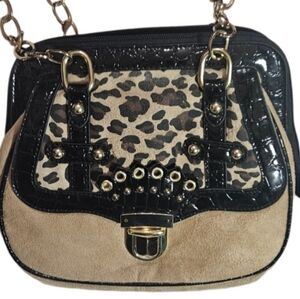 Avon Mark Lepord Print Handbag